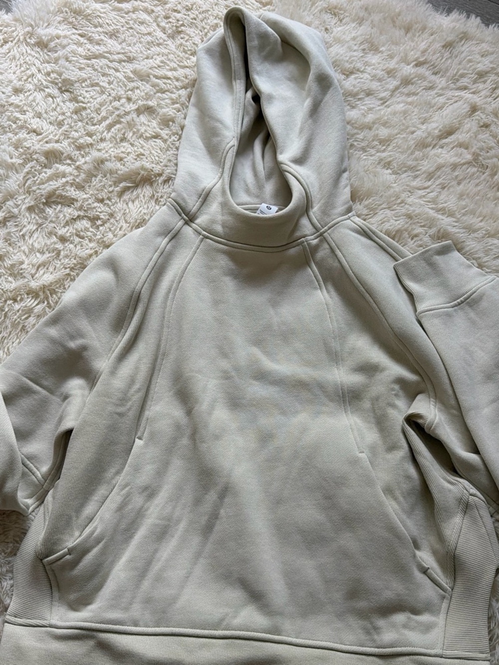 lululemon athletica Cream Pullover Hoodie